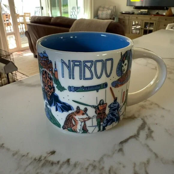 Star Wars / Disney Starbucks Naboo, Nevarro, Ahch-To "been there" 3-mug set - Picture 12 of 15